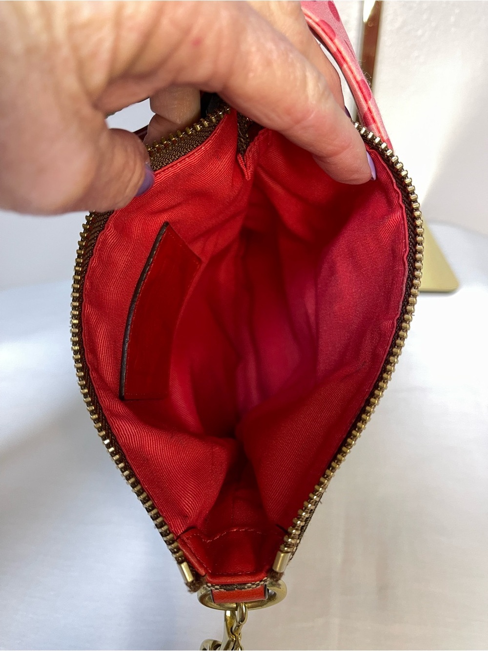 Coach Hamptons Signature Canvas Swingpack Crossbody with Original Twilly & Tag - Picture 12 of 16